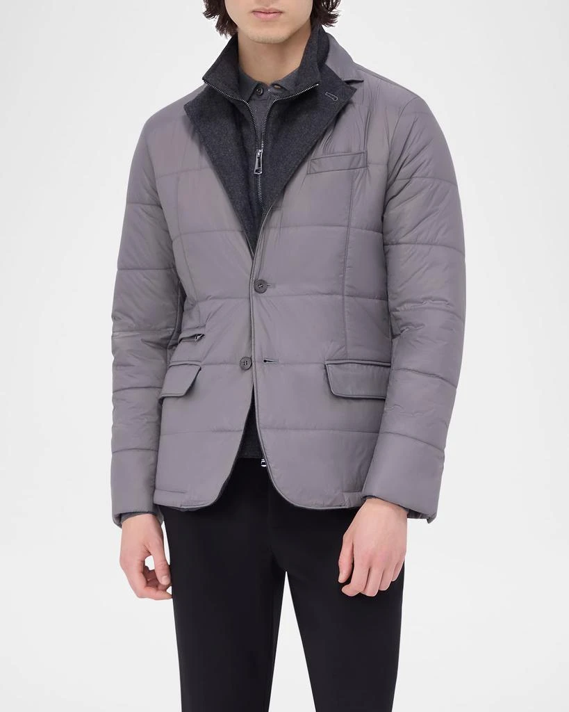 BUGATCHI Men's Padded Blazer Jacket with Bib 2