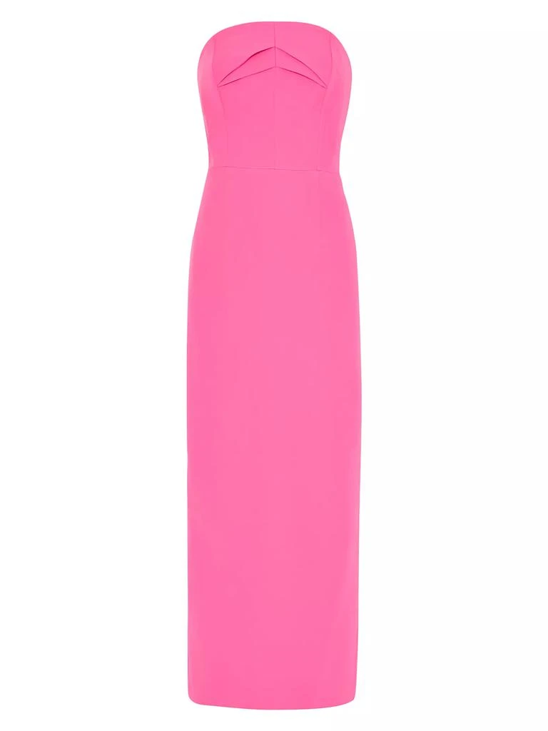 Milly Taylor Cady Triangle Pleat Midi-Dress 1