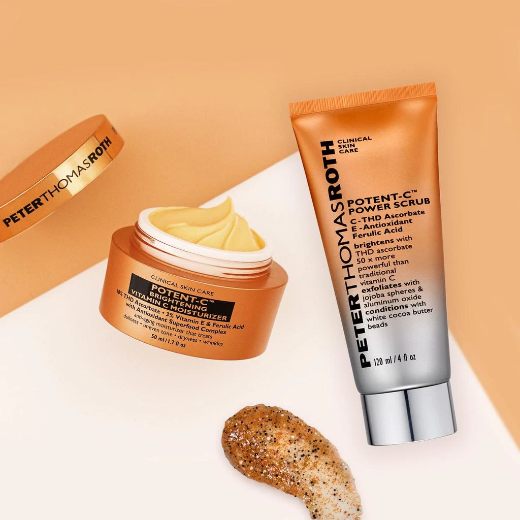 Peter Thomas Roth Full-Size Potent-C Moisturizer & Scrub Duo 2-Piece Kit|2 pieces 1