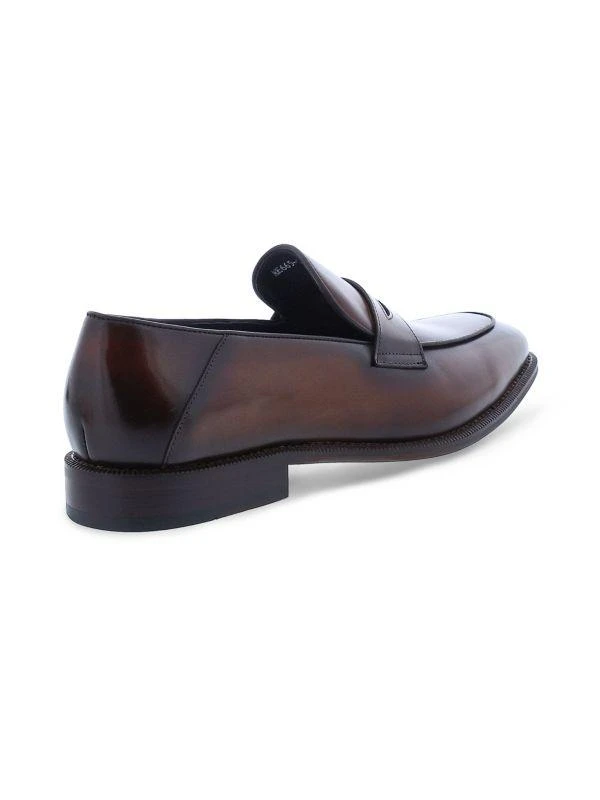 Penny Lane Savile Row Leather Penny Loafers 3