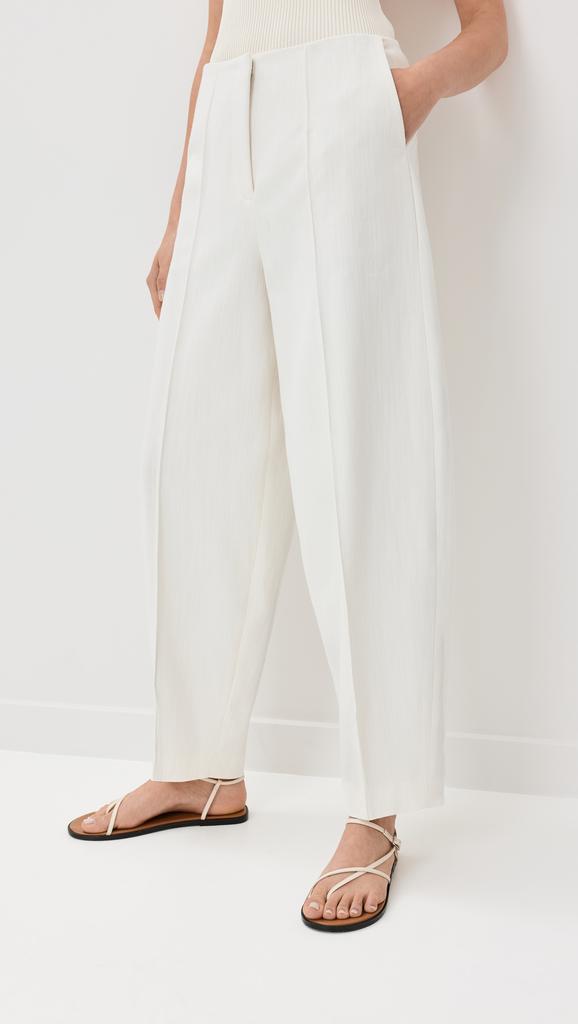 Rhe Barrel Leg Cotton Trousers