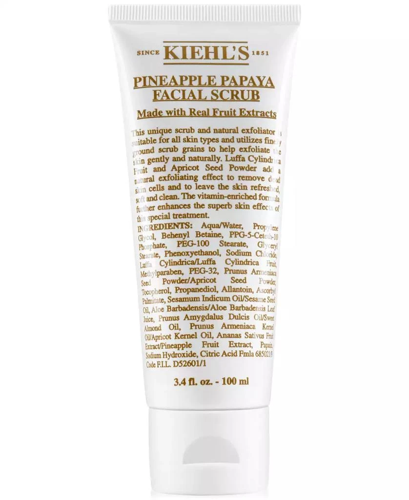 Kiehl's Pineapple Papaya Facial Scrub, 3.4-oz. 1