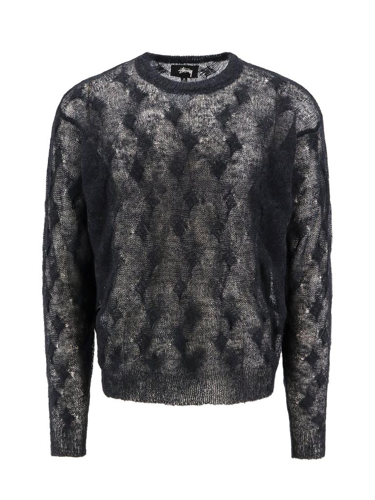 STUSSY Half Zip Mock Neck Sweater Pink - Sweaters - BeyondStyle STUSSY Half Zip Mock Neck Sweater Pink - Sweaters - BeyondStyle