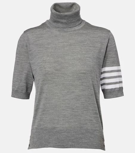 Thom Browne 4-Bar wool turtleneck sweater 1