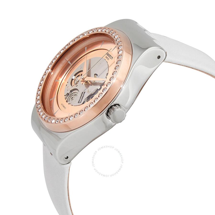 Swatch Sistem Polaire Automatic Crystal Unisex Watch YIS415