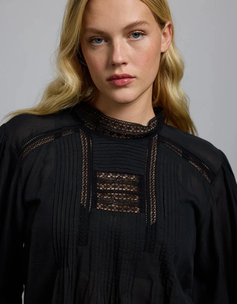 AE AE77 Premium Lace Peasant Blouse 6
