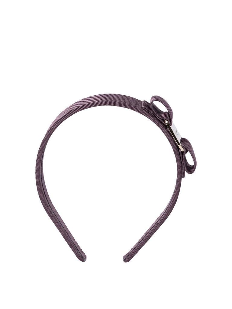 ヘアアクセサリー SALVATORE FERRAGAMO BLACK COTTON BLEND HAIR BAND Salvatore Ferragamo Black Cotton Blend Hair Band - BeyondStyle
