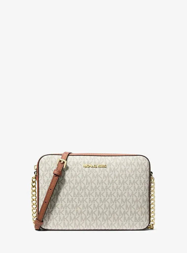 Michael Kors Jet Set Large Printed Logo Crossbody Bag