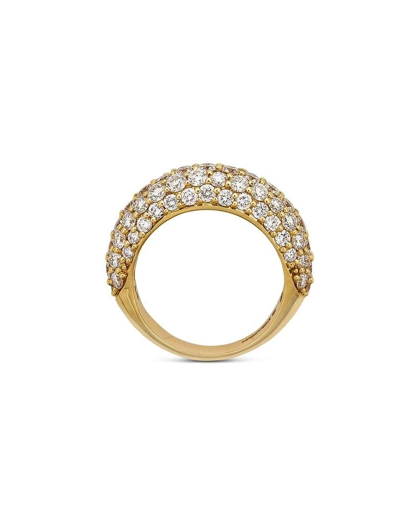 Piranesi 18K Yellow Gold Small Dome Ring with Diamonds, 2.27 ct. t.w. 2