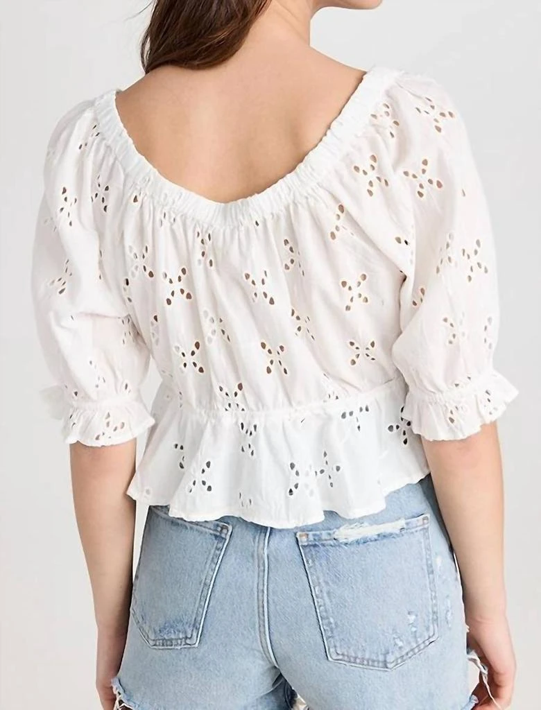 Free People Free People - Gardenia Flutter Top 2