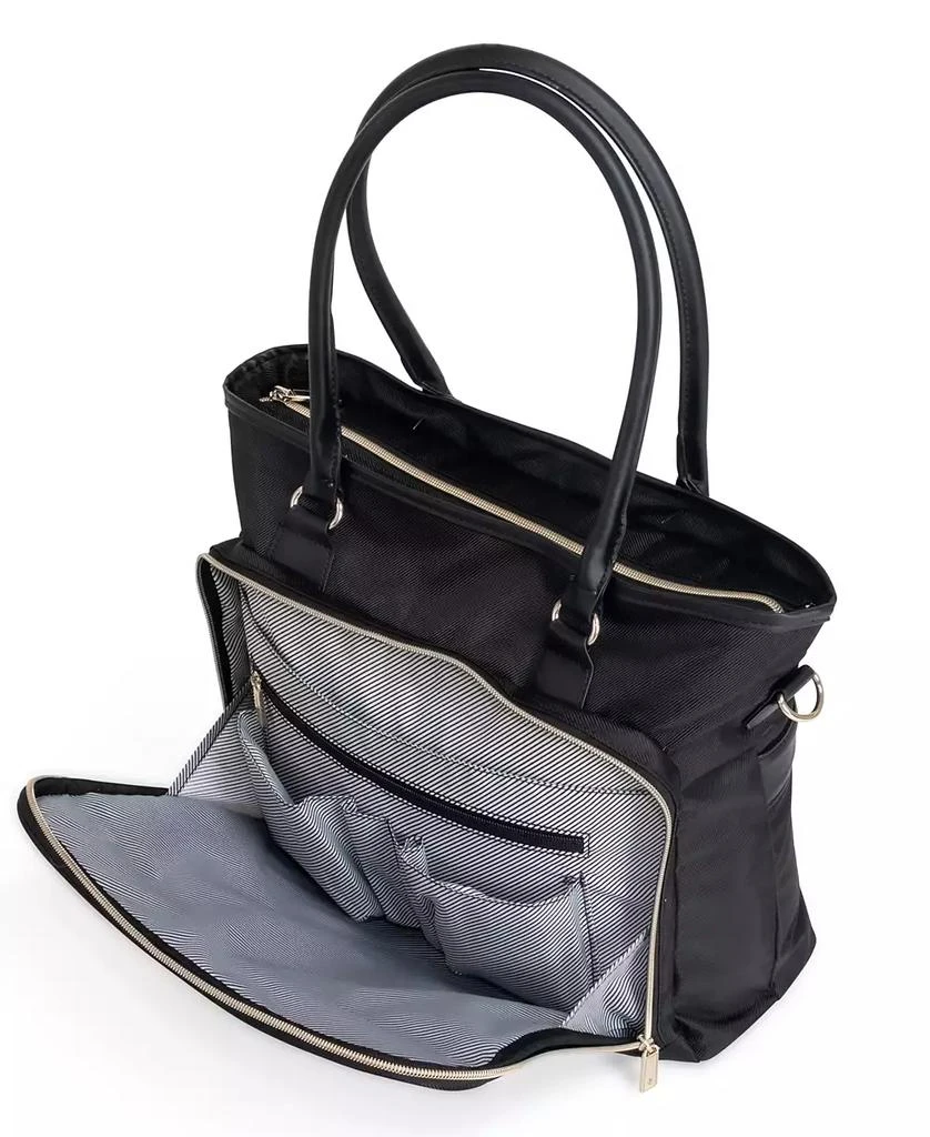 Kenneth Cole Madison Square Hardside Chevron Expandable Luggage, 2-Piece 20" Carry-On and Tote 5
