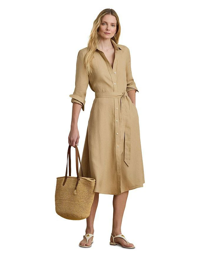 Ralph Lauren Belted Linen Shirtdress