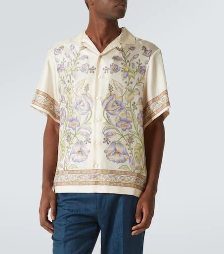 ETRO Paisley silk bowling shirt 3