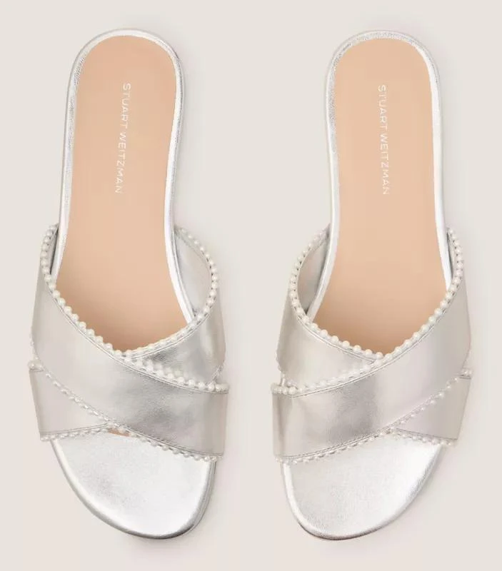 Stuart Weitzman ROZA PEARL SLIDE 4
