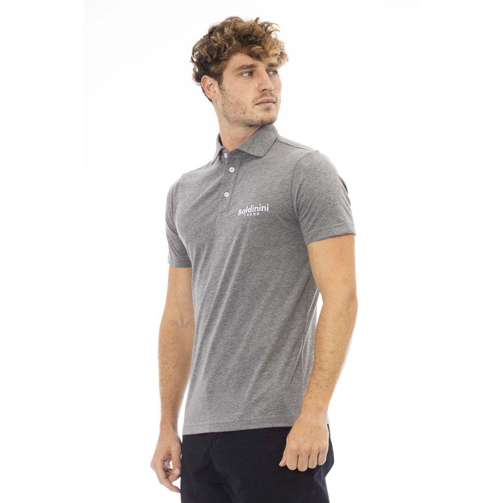 Baldinini Trend Polo Grey Men