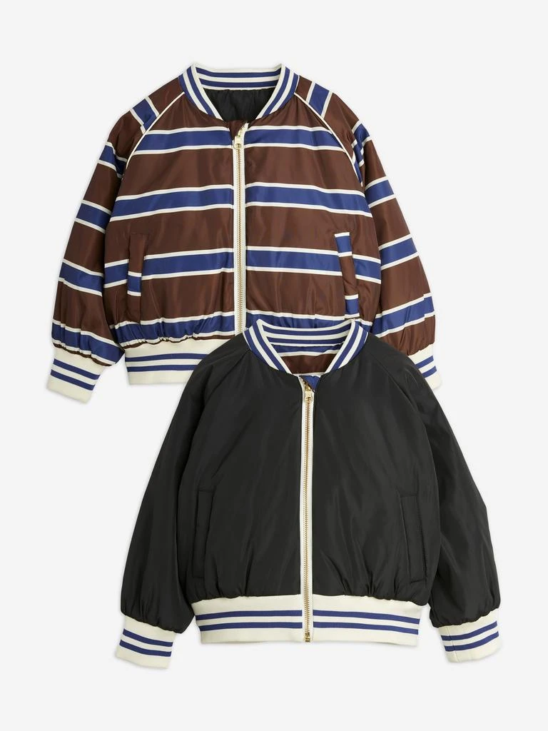 Mini Rodini Boys Reversible Baseball Jacket in Multicolour 1