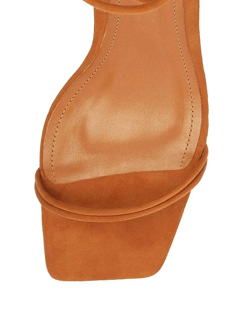 Schutz Pompeii 63MM Suede Block-Heel Sandals 6