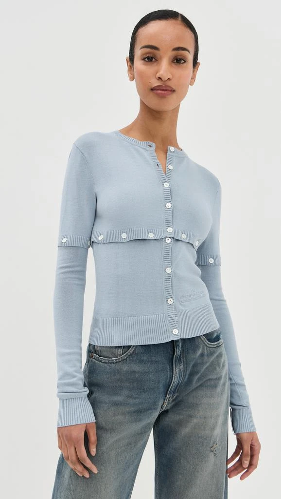 Rokh Multi Button Layer Effect Cardigan 6