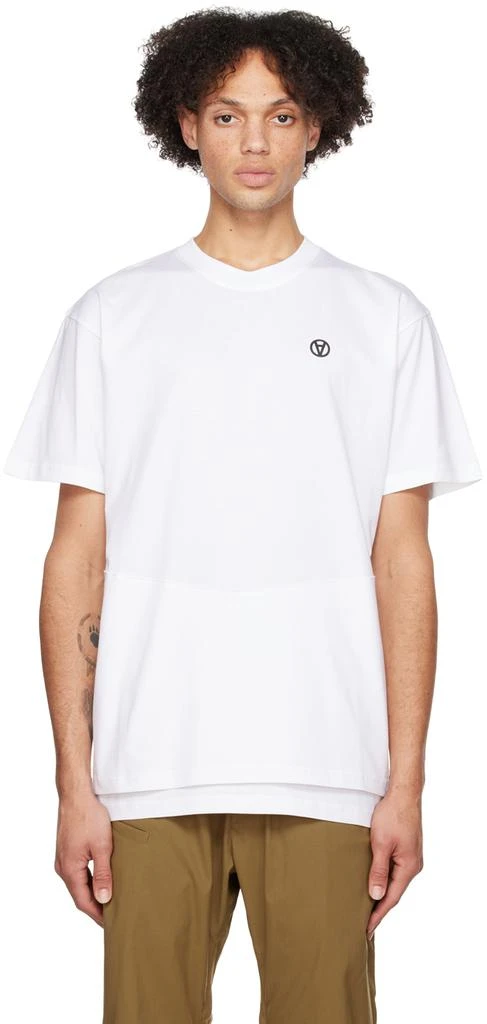 Acronym White Layered T-Shirt 1