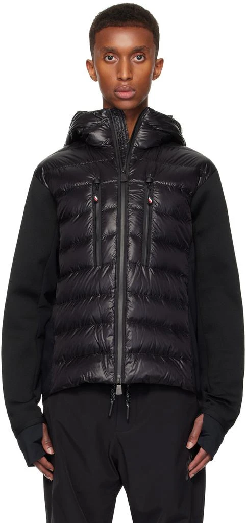 Moncler Black Paneled Down Jacket 1
