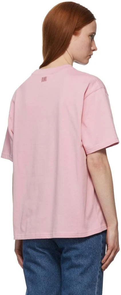 AMI Pink Ami de Cœur T-Shirt 3