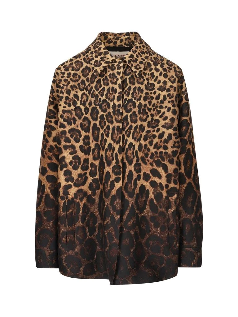 Valentino Valentino Animal Printed Buttoned Shirt from Cettire