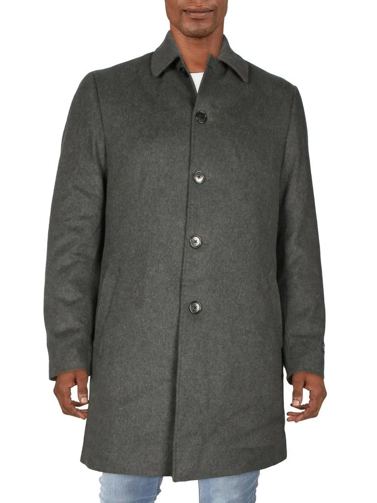 Lauren Ralph Lauren LADD Mens Wool Blend Down Filled Overcoat 1