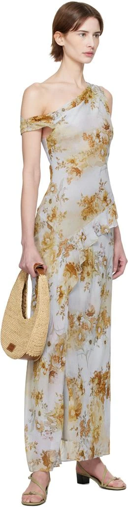 Bec & Bridge Blue Rahni Asym Maxi Dress 4