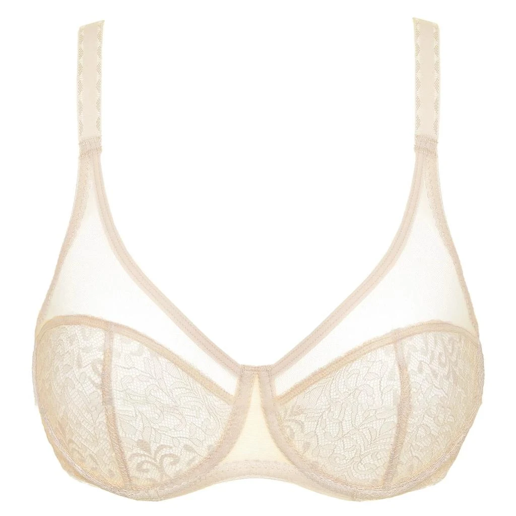TRUEDAMES Sheer Lace Plunge Bra 2