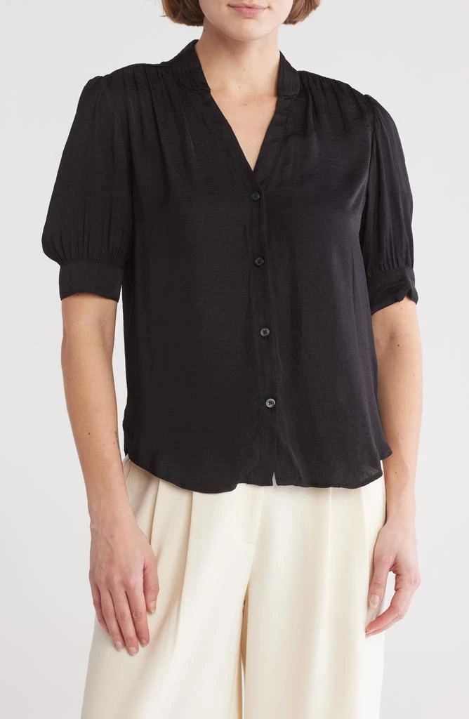 Tahari Short Sleeve Airflow Blouse 1