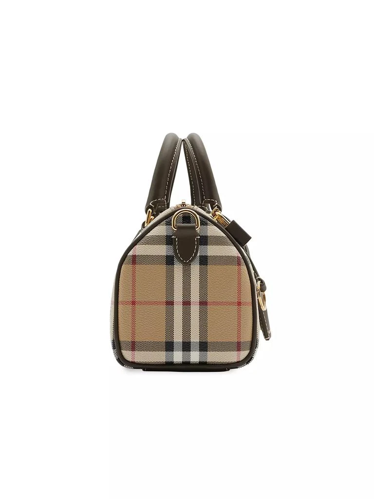 Burberry Mini Signature Check Bowling Bag 4