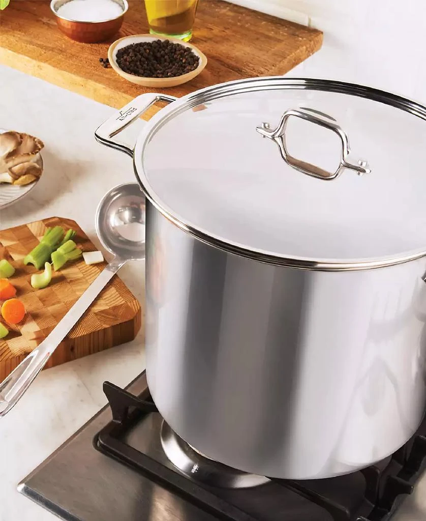 All-Clad Stainless Steel 16 Qt. Stockpot with Lid 4