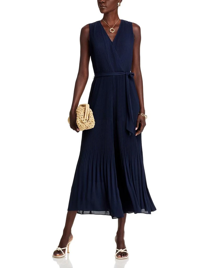 T Tahari Pleated Jumpsuit 3