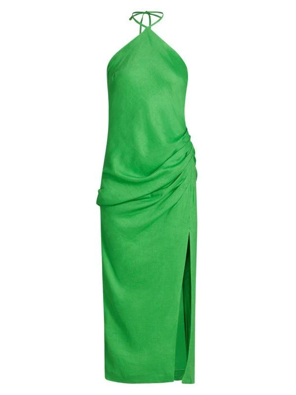SIMKHAI Hansel Halterneck Maxi Dress 6
