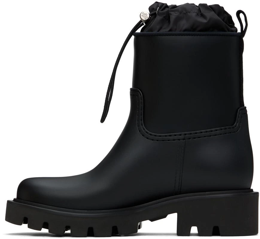 Moncler Black Kickstream Rain Boots 3
