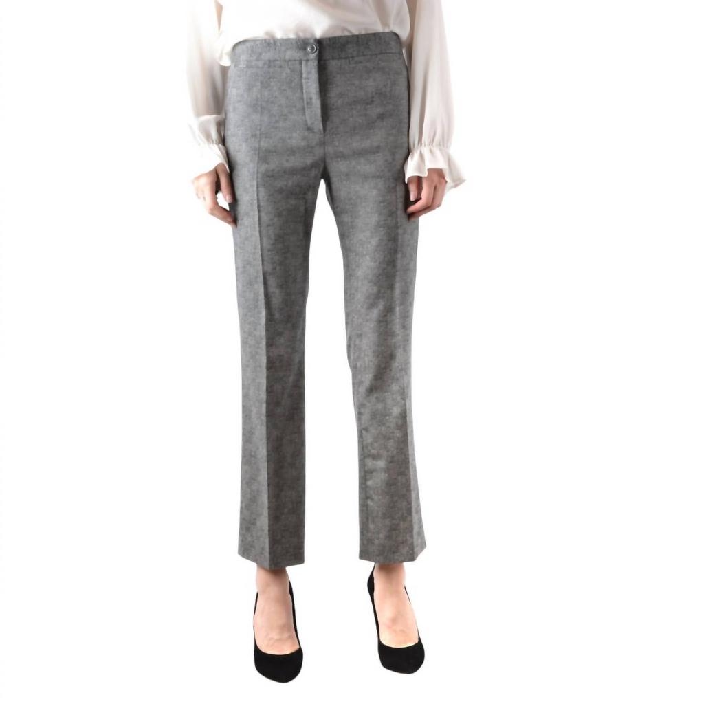 Boutique Moschino Boutique Moschino - Wool Ankle Crop Dress Pants