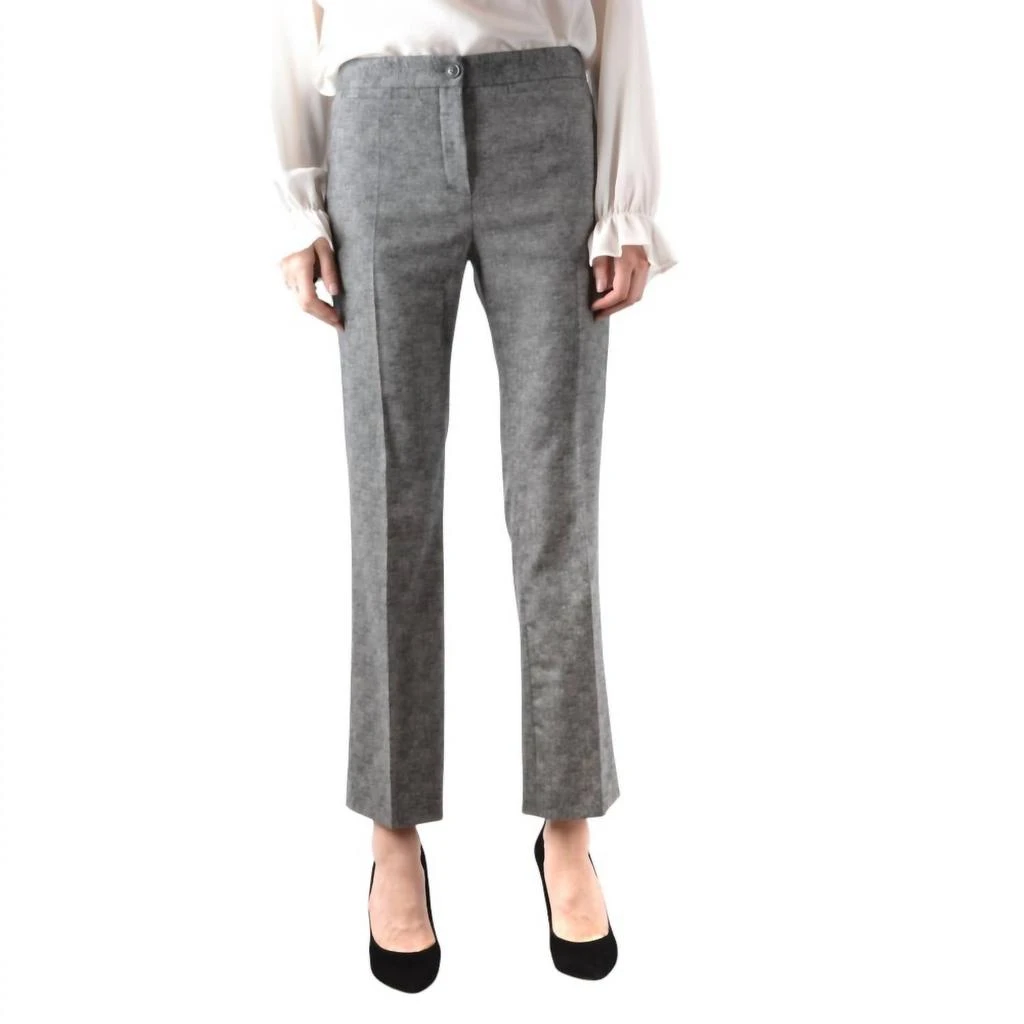 Boutique Moschino Boutique Moschino - Wool Ankle Crop Dress Pants 1