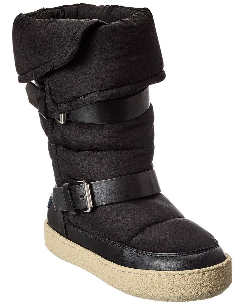 Isabel Marant Zenora Nylon & Leather Snow Boot