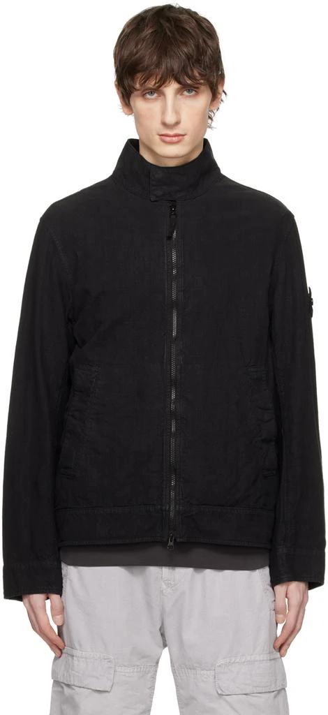 Stone Island Black Patch Jacket 1