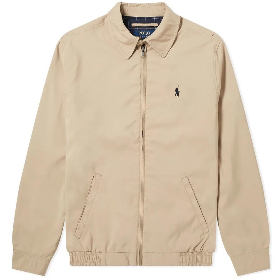 Ralph Lauren Bi-Swing Windbreaker In Beige