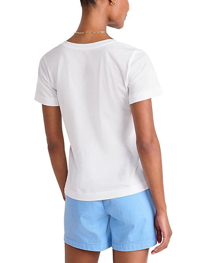Vineyard Vines Striped V Neck Cotton Tee 9
