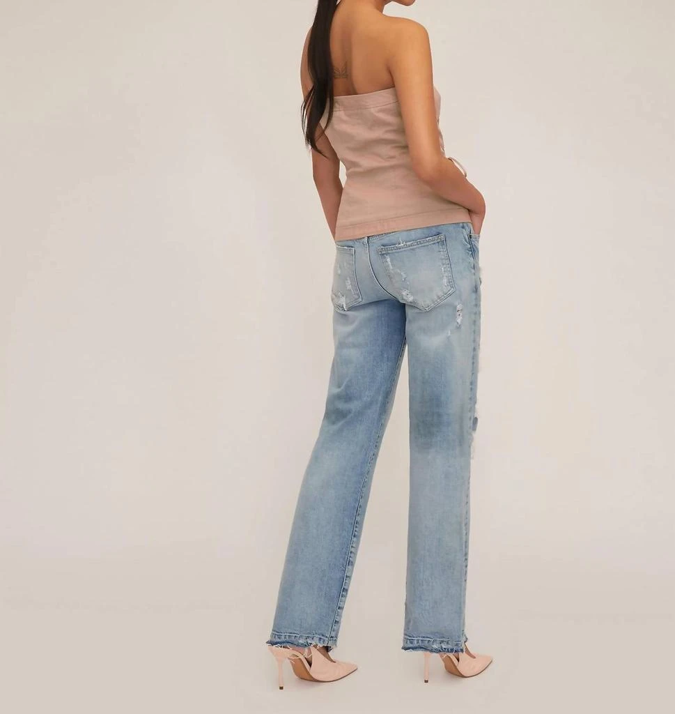 MARISSA WEBB Oakley Canvas Lace Up Corset In Sandshell 3