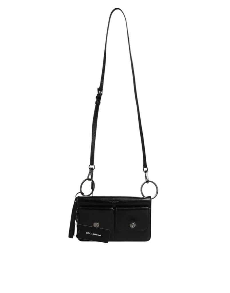 Dolce & Gabbana Leather Logo Purse Shoulder Crossbody Men's Bag (Pre-Owned)