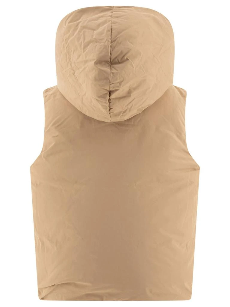 Burberry Burberry Kids Reversible Checked Hooded Down Gilet 4