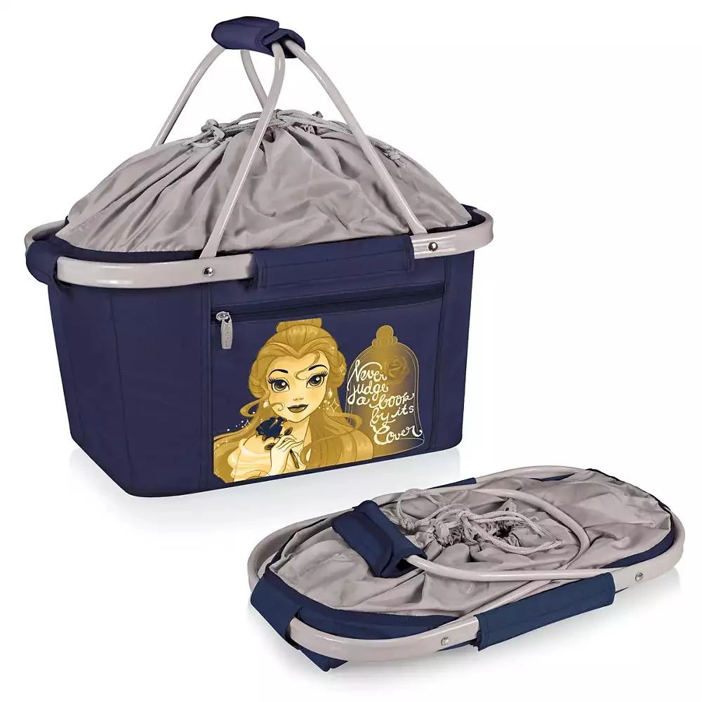 ONIVA by Picnic Time Disney's Beauty and the Beast Metro Basket Collapsible Cooler Tote 2
