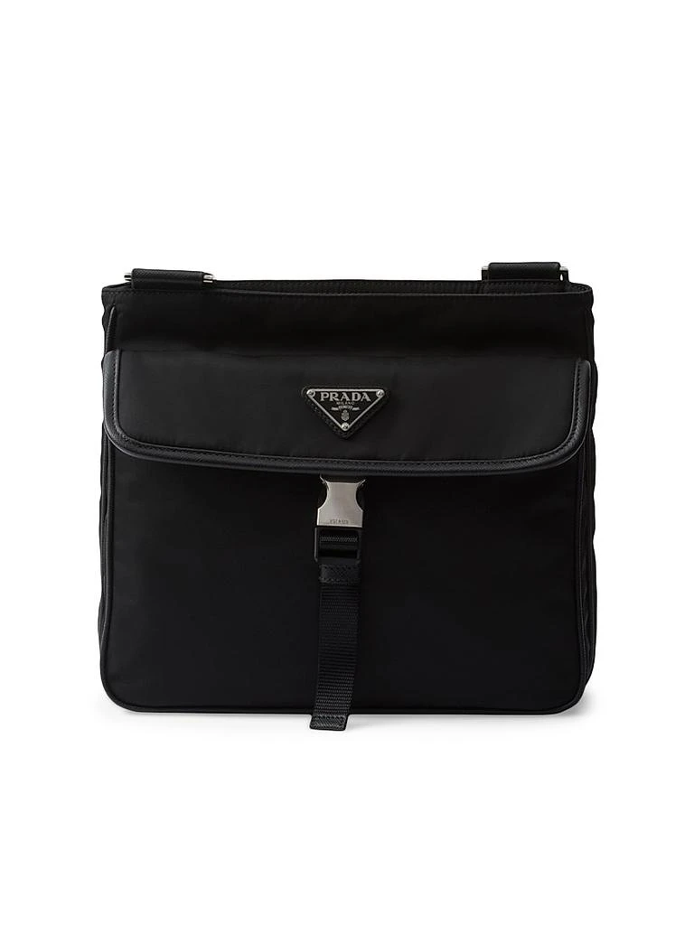Prada Re-Nylon and Saffiano Leather Shoulder Bag 1