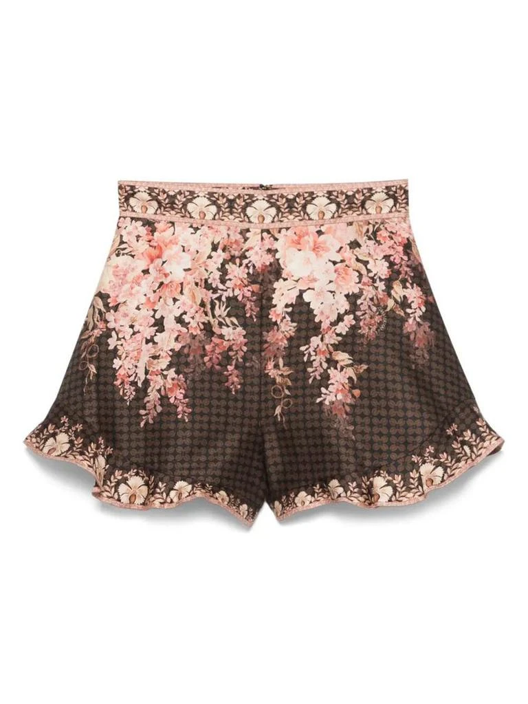Zimmermann Zimmermann Illuminate Flutter Silk Blend Shorts Clothing 1
