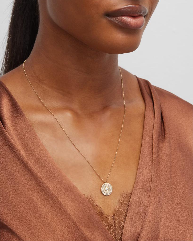 Dominique Cohen 18k Gold Mosaic Diamond Pendant Necklace (Large)