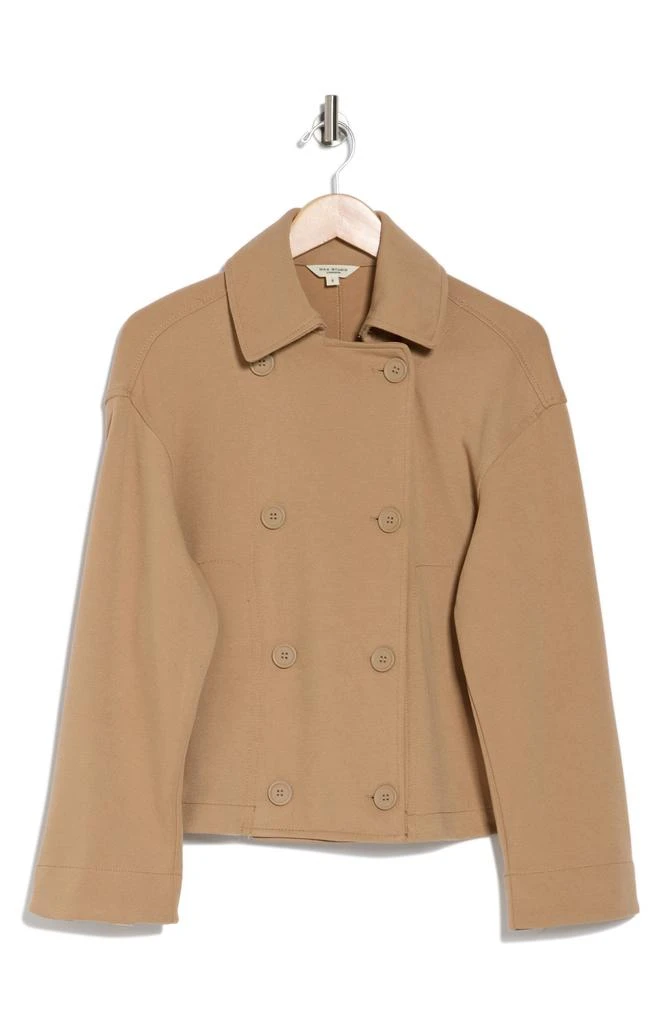 Max Studio Double Breasted Knit Twill Jacket 5