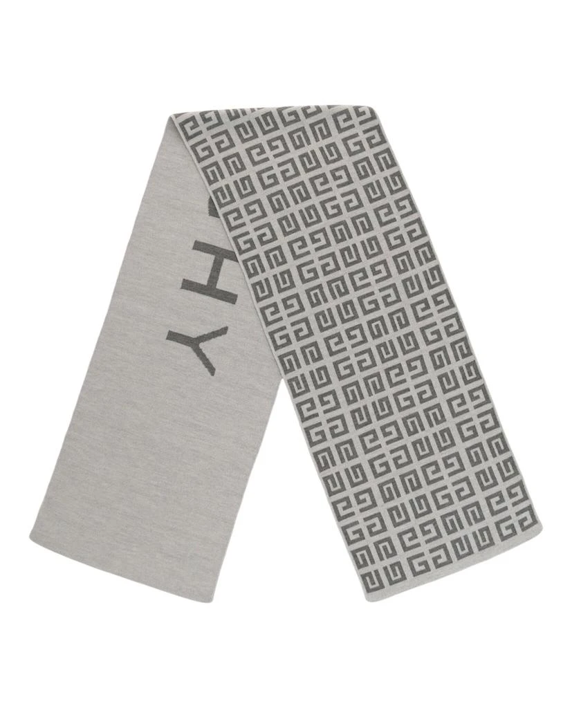 Givenchy Reversible Logo Wool Scarf 4